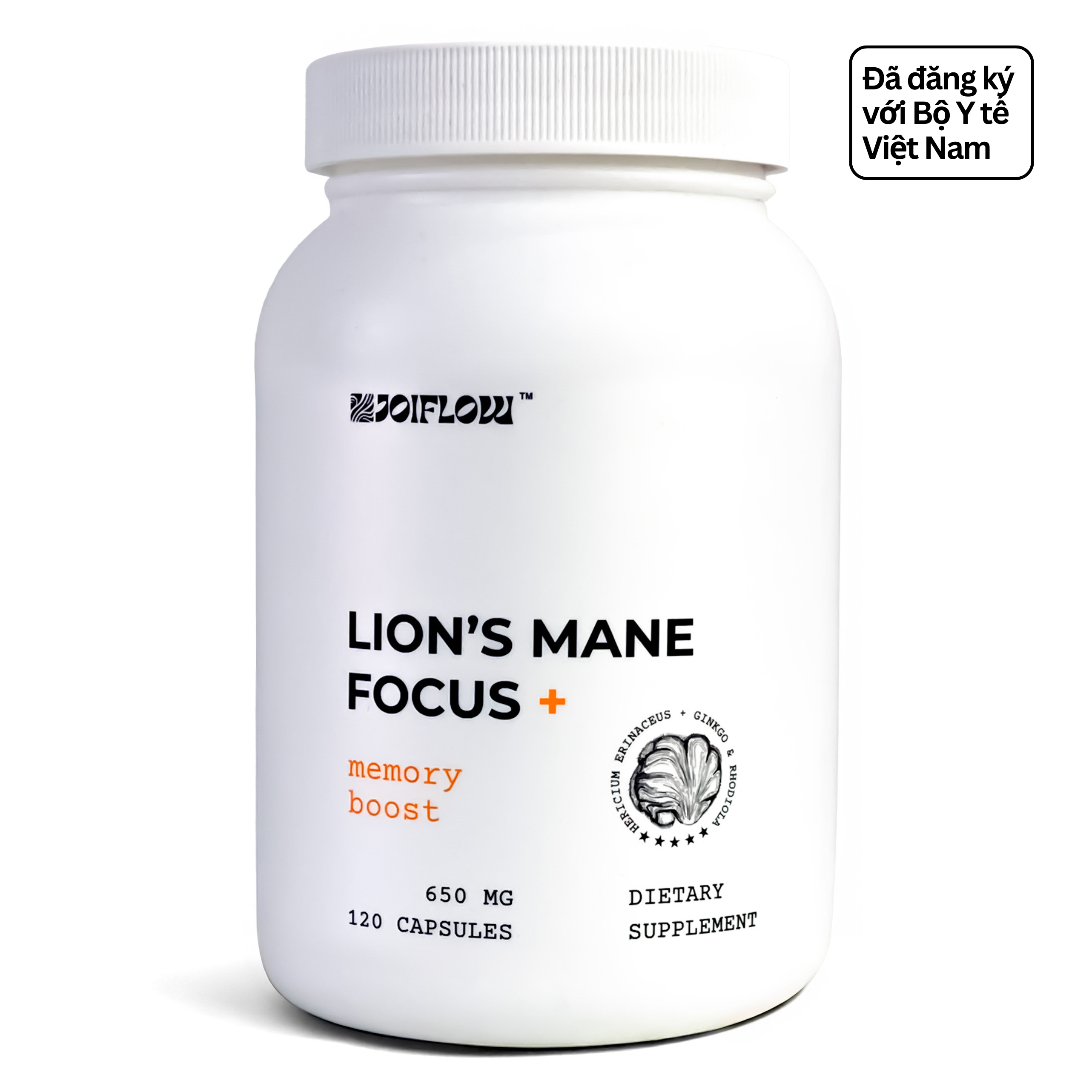 Lion’s Mane Focus + | Brain-Circulation, Cognition & Memory-Support Capsules